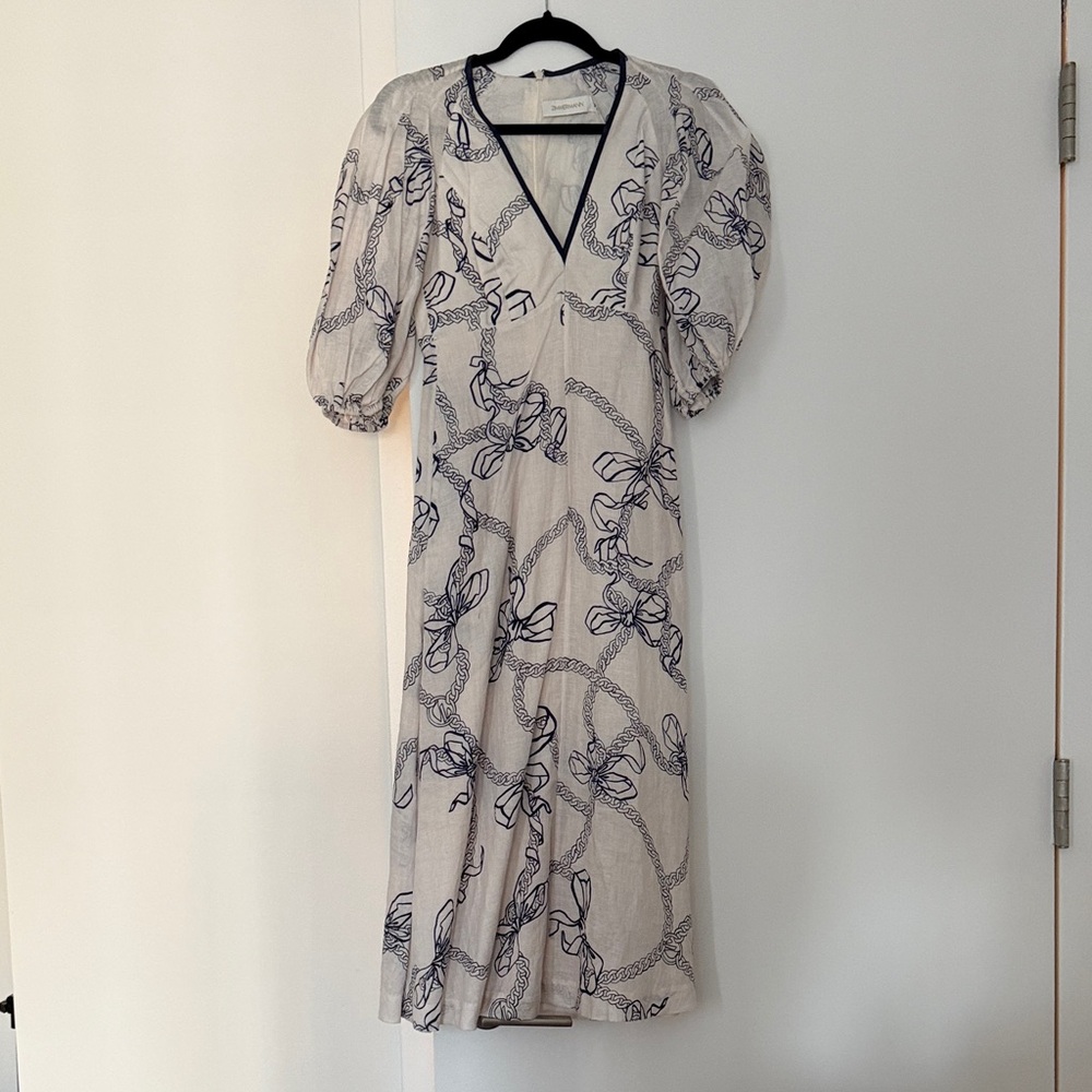 NWT Zimmermann Day Midi Dress - Picture 3 of 5
